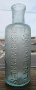 Mexican Mustang Liniment, D. S. Barnes, N. Y. OP 4 Inch