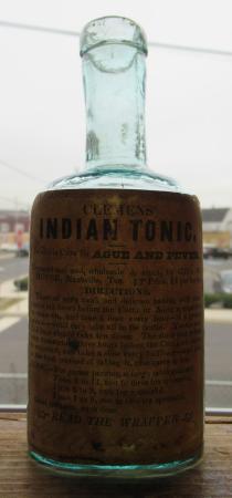 Clemens' Indian Tonic, Prepared By Geo. W. House OP 5 3/4 Inch