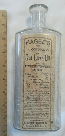 Hagee's Cordial of Cod Liver Oil, Saint Louis, MO