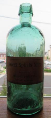 Sweet Spirits Nitre, W. H. Smith, Beverly, Mass. IP