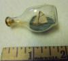 Tiny Ship In A Tiny Mold Blown Bottle, 1 3/4 Inch