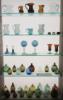 Display Case of Antique Bottles & Glass