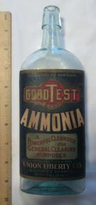 Good Test Brand Ammonia Union Liberty Co,, S. Lipowicz Branch, Buffalo, NY