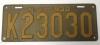 1930 Middlesex County NJ Automobile License Plate