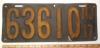 1917 NJ Automobile License Plate