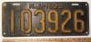 1922 NJ Automobile License Plate