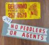 Pair of Signs - Jimmy Geronimo RIP