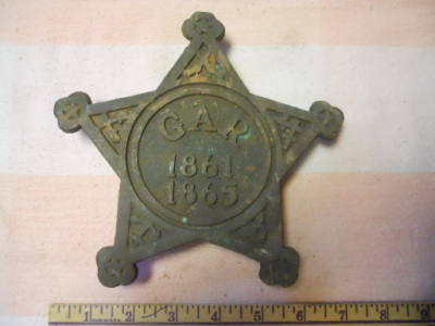 GAR Cast Bronze Flag Holder