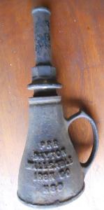 Cast Iron PRR Kerosene Lamp