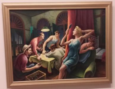 Thomas Hart Benton, Poker Night 