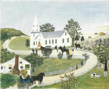 Anna Mary Robertson (Grandma) Moses, Going to Church