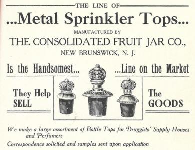 Consolidated Fruit Jar Company Advertisement