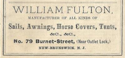 William Fulton, Sails, Awnings, Tents Et Ad