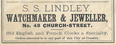 S. S. Lindley, Watchmaker & Jeweler