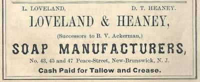 Loveland & Heaney, Soap Manufacturers Ad