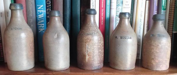 W. Hough Bottles Dug in New Brunswick