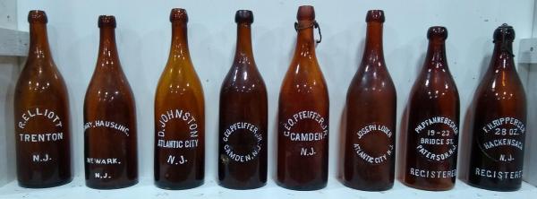 Ernest Bower Collection of NJ Colored Beers 