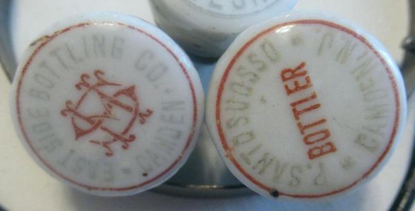 East Side Bottling Co. & P. Santosuosso Camden Stoppers   