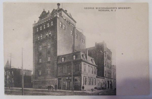 George Weidenmayer's Brewery, Newark, NJ Post Card