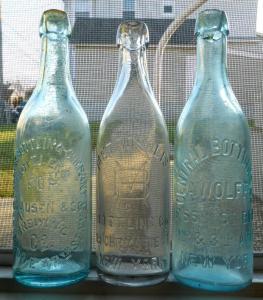 Phoenix Bottling Company, Bottlers For Clausen & Son Brewing Co. 301 & 303 E. 47th St., Metropolis Bottling Co., 119 Chrystie St., A. Wolff, Central Bottling Co., E. 55th St. Bet 2nd & 3rd Aves., all NYC