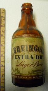 Rheingold Extra Dry Lager Beer, 12 ounce