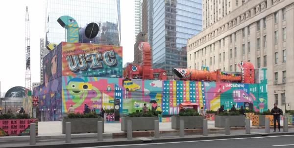 Outside the Oculus, World Trade Center Station