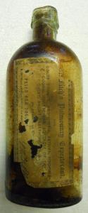 Dr. S. S. Fitch, 707 Broadway, NY Fitch's Pulmonary Elixir, 6 3/8 Inch OP