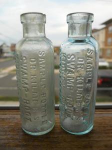 Sample Bottle, Dr. Kilmer's Swamp Root Cure, Binghamton 3 3/16 Inch