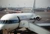 Slide of United Airlines Jet Airplane at Newark Airport about 1966