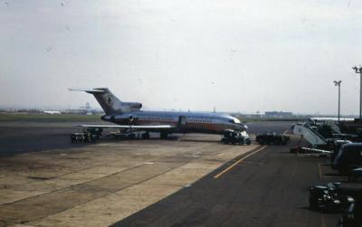 Slide of American Airlines Jet Airplane at Newark Airport 1967