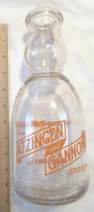 Atzingen & Gannon Milk Co., Jersey City, NJ Quart