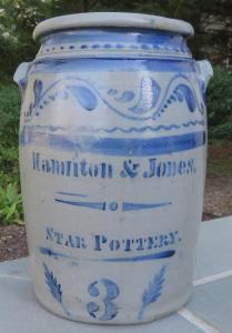 Hamilton & Jones, Star Pottery, 3 Gallon