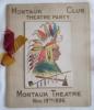 1896 Montauk Club, Brooklyn, NY, Theater Party Program