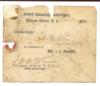 1862 Civil War Era Postal Document