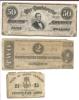 Confederate States of America Bills & SC Fracional Currency