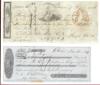 1836 & 1849 Paterson, NJ Bank Drafts