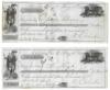 1854 Coshocton, OH Bank Drafts