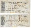 1852 Guyler's, Palmyra, NY  Bank Drafts