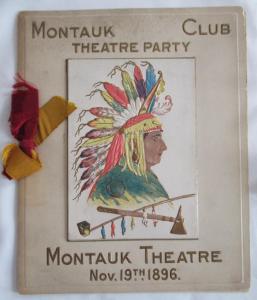 1896 Montauk Club, Brooklyn, NY, Theater Party Program