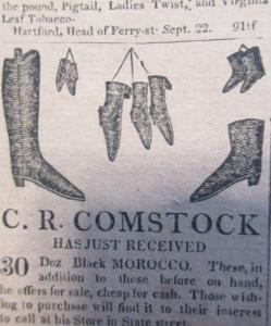 C. R. Comstock Shoe Advertisement