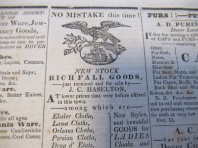 J. C. Haselton Advertisement