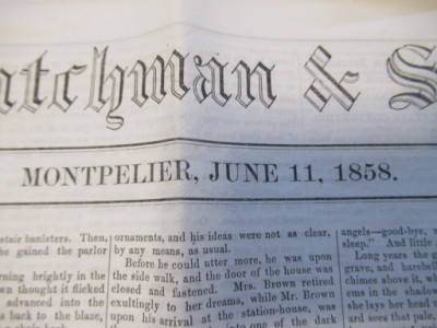 Vermont Watchman & State Journal, Montpelier, June 11, 1858