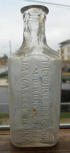 The Corner Drug Store, M. B. Runkle, Proprietor, Lancaster, PA