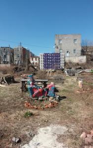 Street Art Installation on Empty Lots