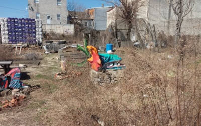 Street Art Installation on Empty Lots