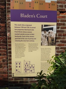 Bladen's Court Signage