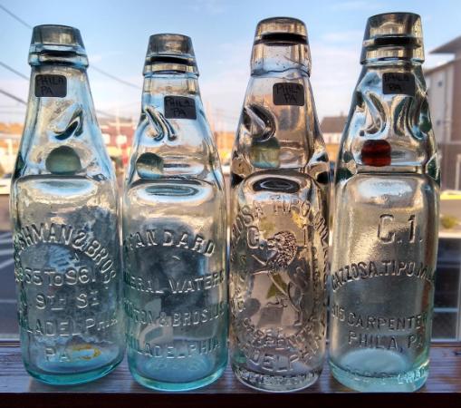 Philadelphia Codd Patent Soda Bottles