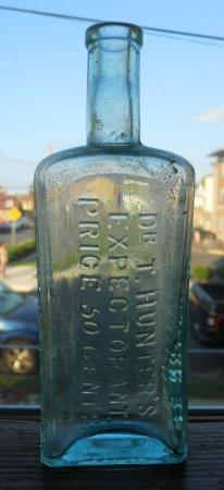 Dr Hunter's Expectorant, Price 50 Cents, 1500 Wharton St.