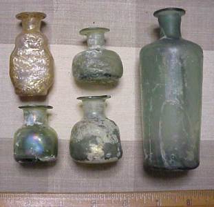 c1790 Medicinal Vials & Turlington's Balsam of Life 