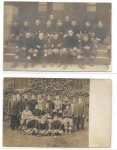 1911 Bridgeton High School Foottball Team & 1907 West Jersey Academy, Bridgeton, NJ